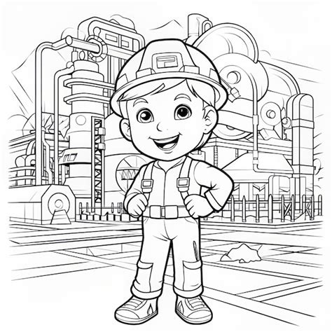 Industrial Theme Coloring Page Images - Free Download on Freepik