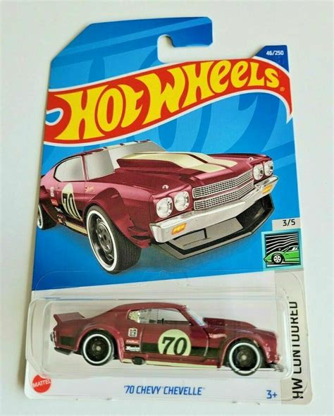 Hot Wheels Chevy Chevelle Purple Hw Contoured