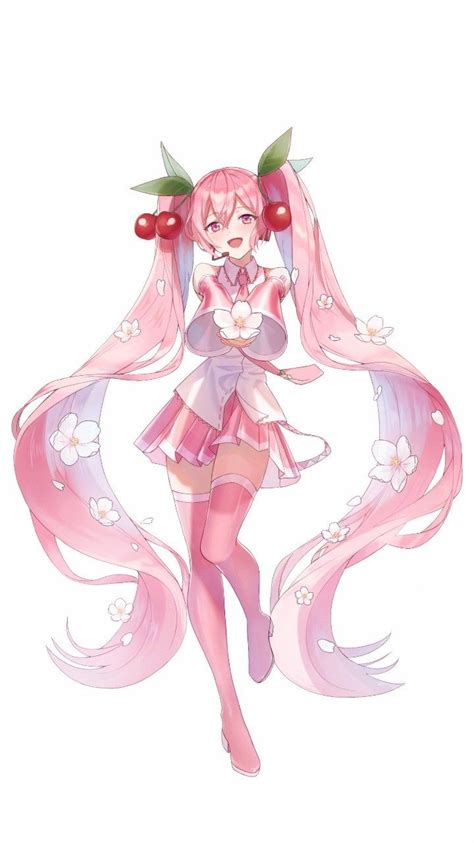 Sakura Miku Png Bocetos Incre Bles Dibujos Animados Bonitos Chica