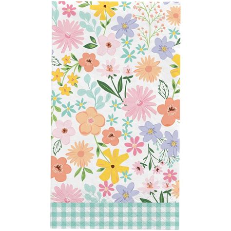 Springtime Blooms Guest Dinner Napkins Party At Lewis Elegant Party