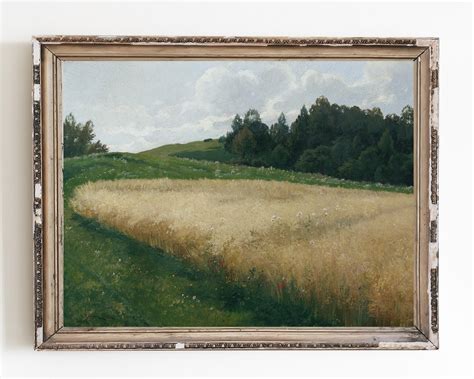 PRINTABLE ART Vintage Oatfield Oil Painting Classic Landscape Wall Art ...