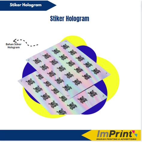 Jual Cetak Stiker Hologram Sticker Rainbow Silver Gold Custom Shopee