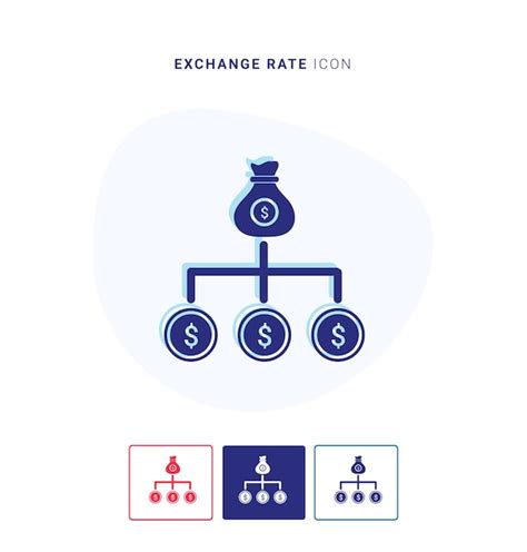 Wisselkoers Pictogram Logo En Vector Sjabloon Premium Vector
