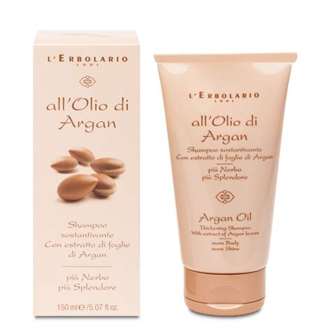 ERBOLARIO Shampoo AllOlio Di Argan Per Capelli Belli Luminosi E