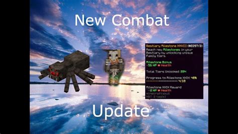 New Combat Update Hypixel Skyblock Combat Youtube