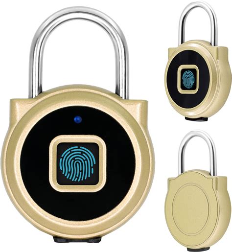 Smart Fingerprint Padlock Bluetooth Lock Usb Rechargeable Remote