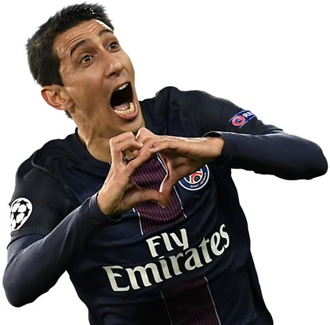 Angel Di Maria Paris Saint-Germain football render - FootyRenders