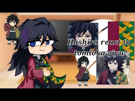 Hashira React To Tomioka Giyuu Gacha React Kny Demon Slayer No