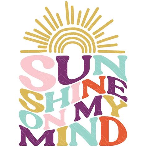 Sunshine On My Mind SVG The Crafty Blog Stalker