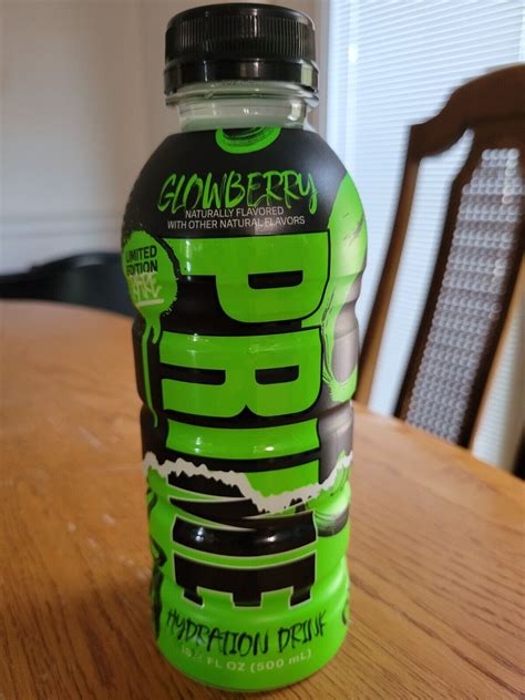 Rare Glowberry Prime Hydration Limited Edition Bottle Unopened Logan