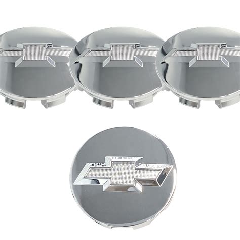 4pcs 83mm Gloss Chrome Wheel Center Hub Caps For Chevy Silverado Suburban Tahoe Ebay