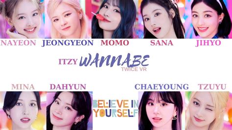 How Would Twice Sing Wannabe By Itzy Youtube