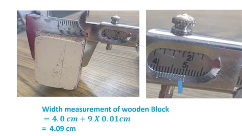 To Measure The Length Breadth And Height With Vernier Calliper In