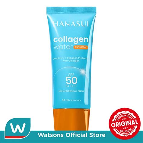 Jual Hanasui Collagen Water Sunscreen SPF 50 Shopee Indonesia