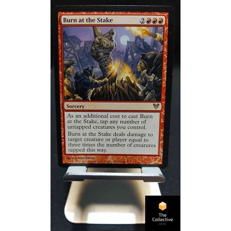 Magic The Gathering Mtg Card Game Burn At The Stake Avr Red