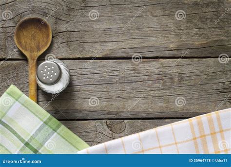 Abstract Food Background On Vintage Boards Stock Photo Image Of Desk