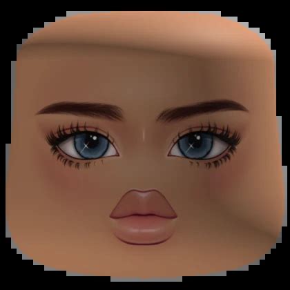 Ocean Eyes Sweetheart Cheeks Head Nougat Skin Tone Roblox Item