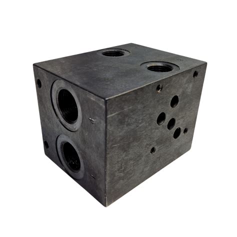 Cetop 5 1 Station Steel Manifold With Relief Valve Cavity