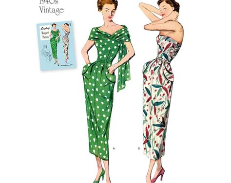 Simplicity Sewing Pattern 1537 Misses Women S Dress In Three Lengths Etsy