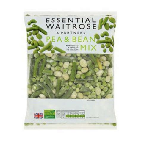 WAITROSE Essential Frozen Pea Bean Mix 750g GO DELIVERY