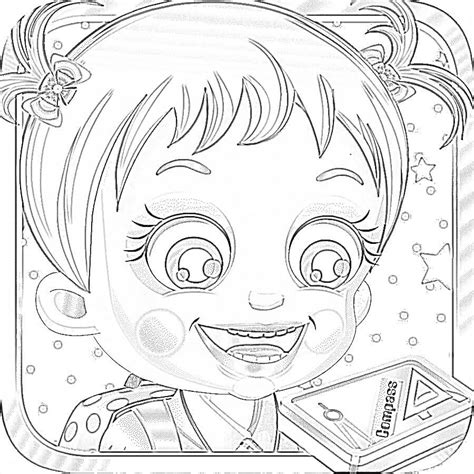 Baby Hazel Crying Coloring Page Free Printable Coloring Pages For Kids