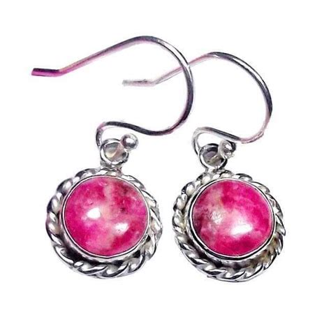 Giveaway Barbie Chic Pink Rhodochrosite And Sterling Earrings Susan