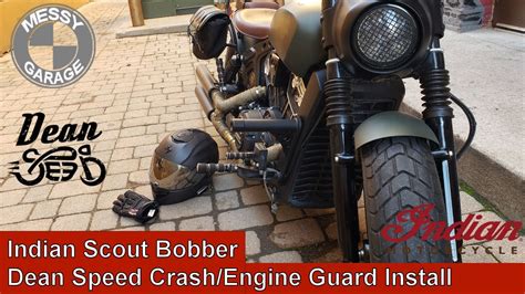 Indian Scout Bobber Dean Speed Crash Highway Bars Install