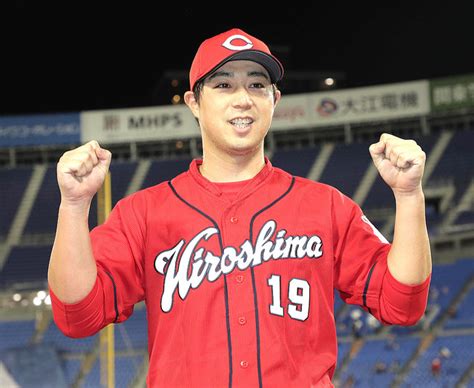 【画像】【広島】野村祐輔、佐々岡監督53歳祝った 今季最長タイ8回2失点3勝目 ライブドアニュース