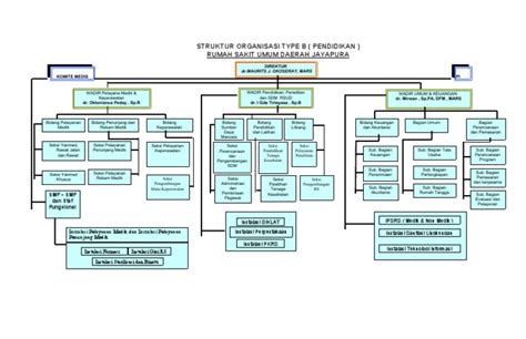 Struktur Organisasi Rumah Sakit Tipe B Koleksi Gambar