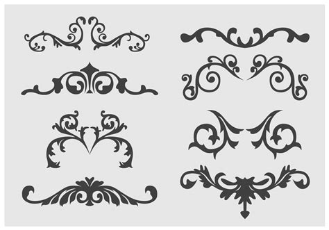 Western Flourish Ornament vector - Download Free Vector Art, Stock Graphics & Images