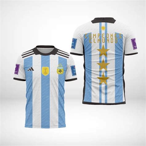 Jual Jersey Argentina Campeones El Mundo Piala Dunia Qatar Full