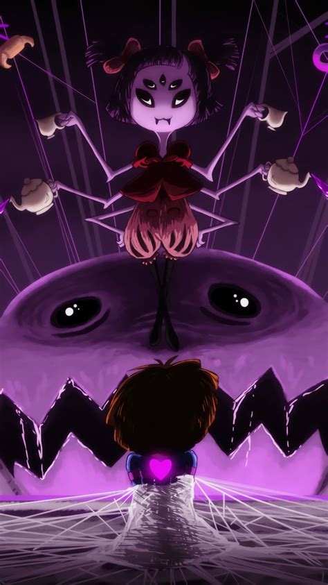 Descargar La Imagen En Teléfono Videojuego Undertale Muffet