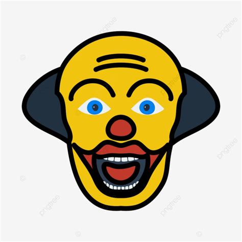 Scary Clown Face Clipart Png Images Party Clown Face Icon Hat Costume Color Png Image For