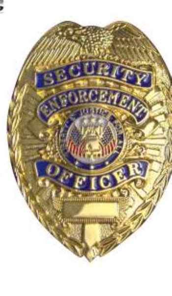 Deluxe Security Enforcement Officer Badge – Armed Forces Supply