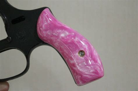 Pink Gun With Pearl Handle