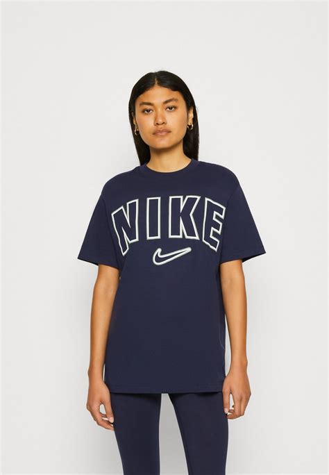 Nike Sportswear Tee T Shirts Print Obsidian Mørkeblå Zalando Dk