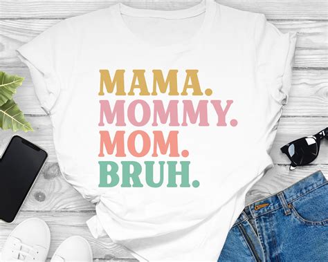 Mama Mommy Mom Bruh Svg Mom Life Svg Mothers Day T Svg Etsy Hong Kong