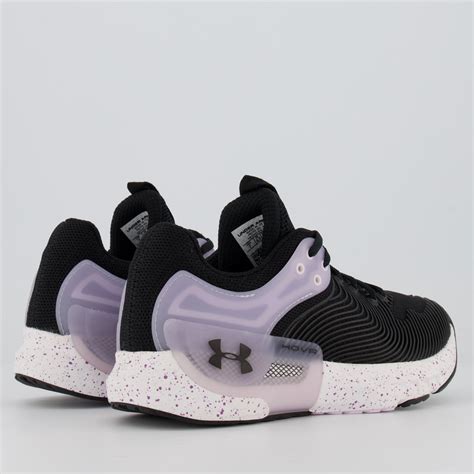 T Nis Under Armour Hovr Apex Feminino Preto E Roxo Futfanatics