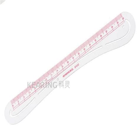 Règle courbe en plastique 20cm Kearing 6400 Happy Hand