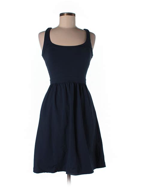 Cynthia Rowley Tjx Solid Dark Blue Casual Dress Size Xs 77 Off Thredup