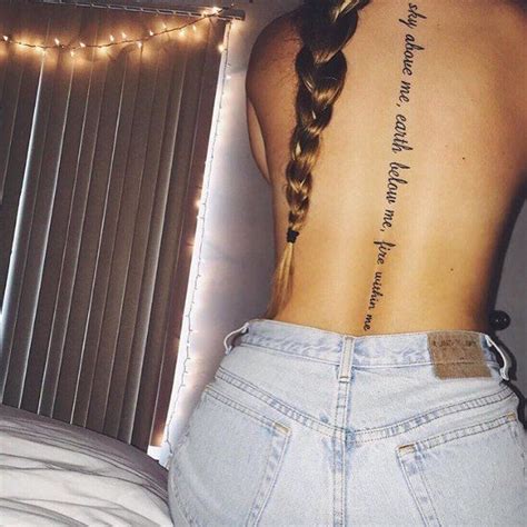 Pinterest Spine Tattoos For Women Trendy Tattoos Spine Tattoos