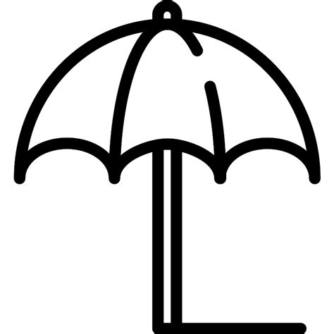 Big Beach Umbrella Vector Svg Icon Svg Repo