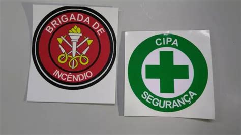 Adesivo Emblema Brigada De Incêndio cipa 4 5cm 100und Nf Frete grátis