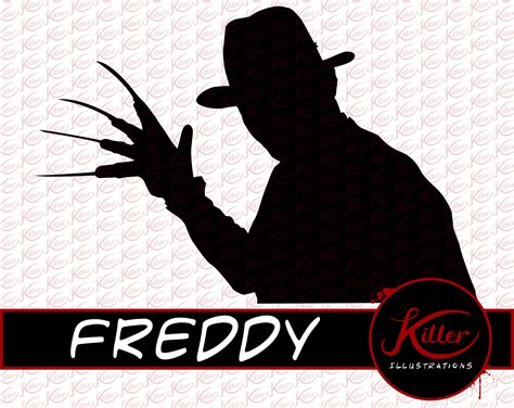 Freddy Kruger Vector Nightmare Clip Art Horror Cut File Etsy