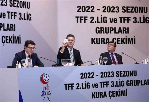 TFF 3 Ligde grup kura çekimi yapıldıTff 1 Lig