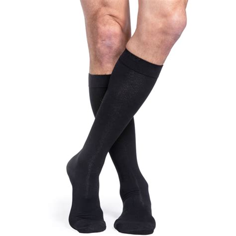 Sigvaris 232c Mens Essential Cotton Knee High Socks 20 30 Mmhg