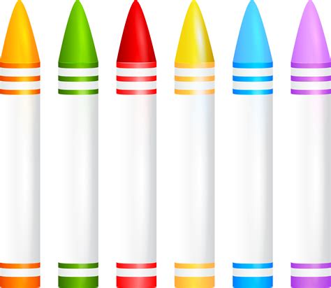 Download Crayons For Clip Art - HD Transparent PNG - NicePNG.com