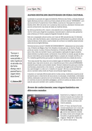 Jornal Escolar Comunitário Egídio News PDF