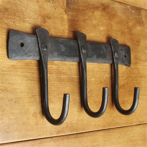 Forged Iron Hooks Kitchen Hanger Black Handmade Hooks Cup Etsy UK