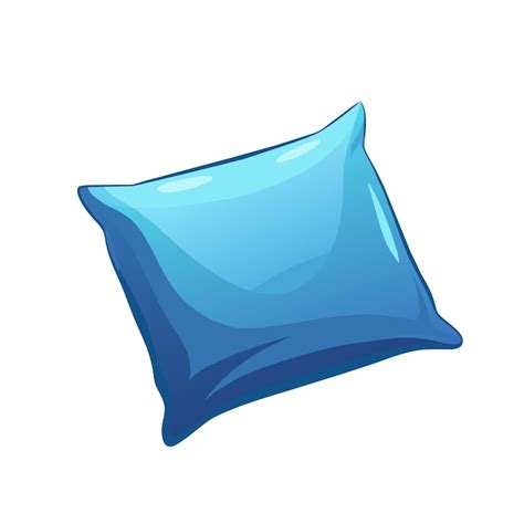 Premium Vector Color Pillow Cartoon Style On White Background